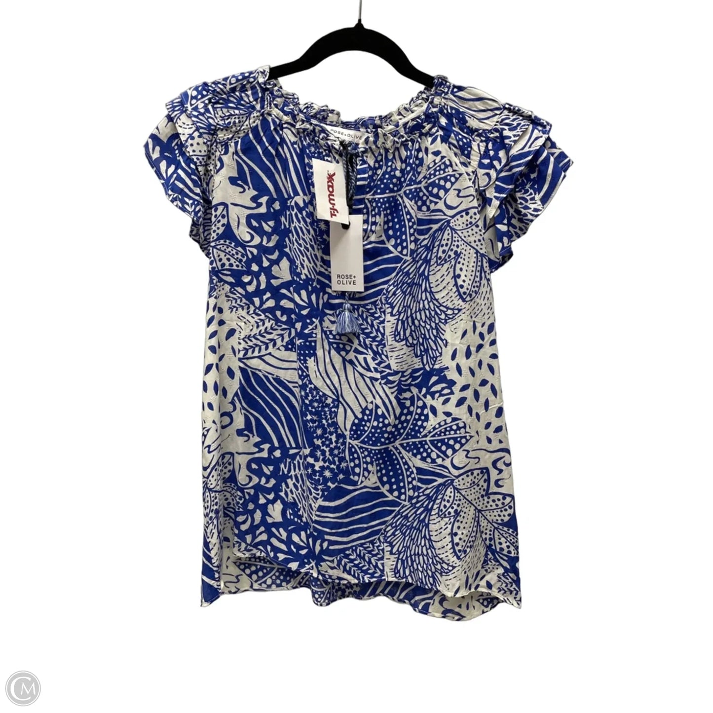 Top Sleeveless By Rose And Olive In Floral Print, Size: Xs