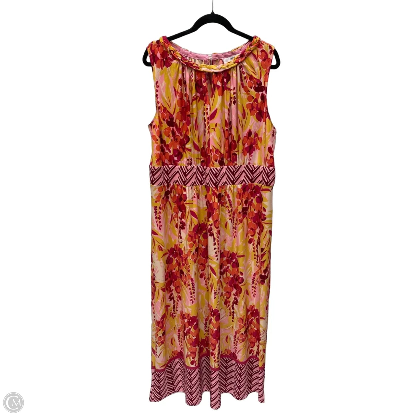 Dress Casual Maxi By Clothes Mentor In Floral Print, Size: 2x