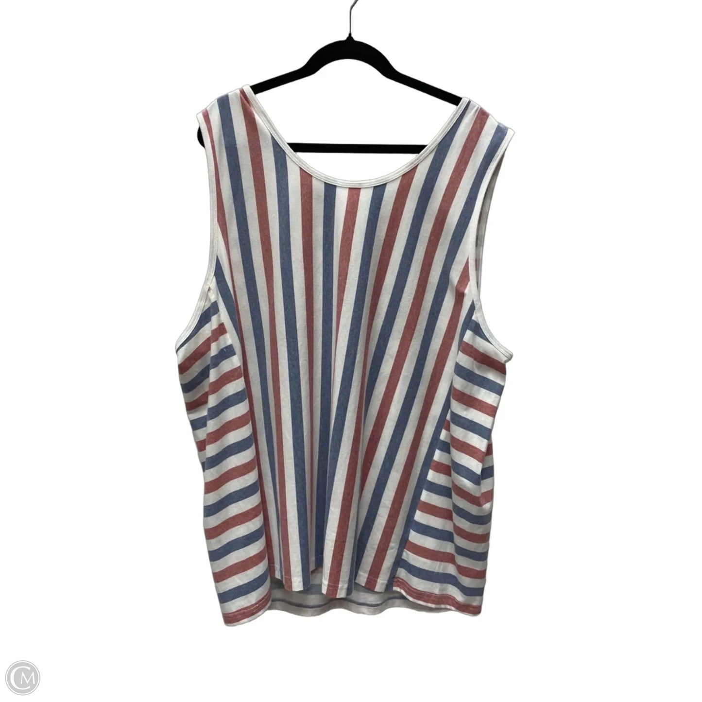 Top Sleeveless By Clothes Mentor In Striped Pattern, Size: 2x