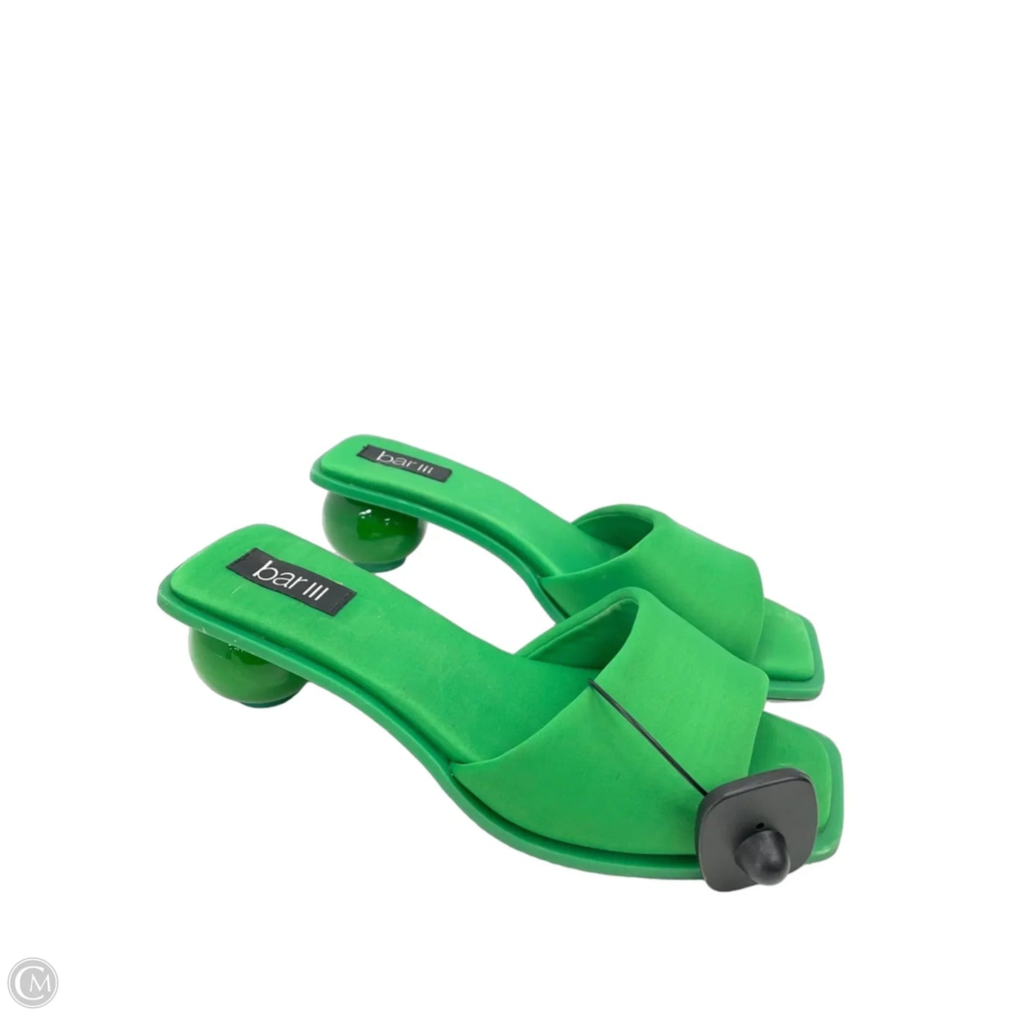 Sandals Heels Kitten By Bar Iii In Green, Size: 9.5