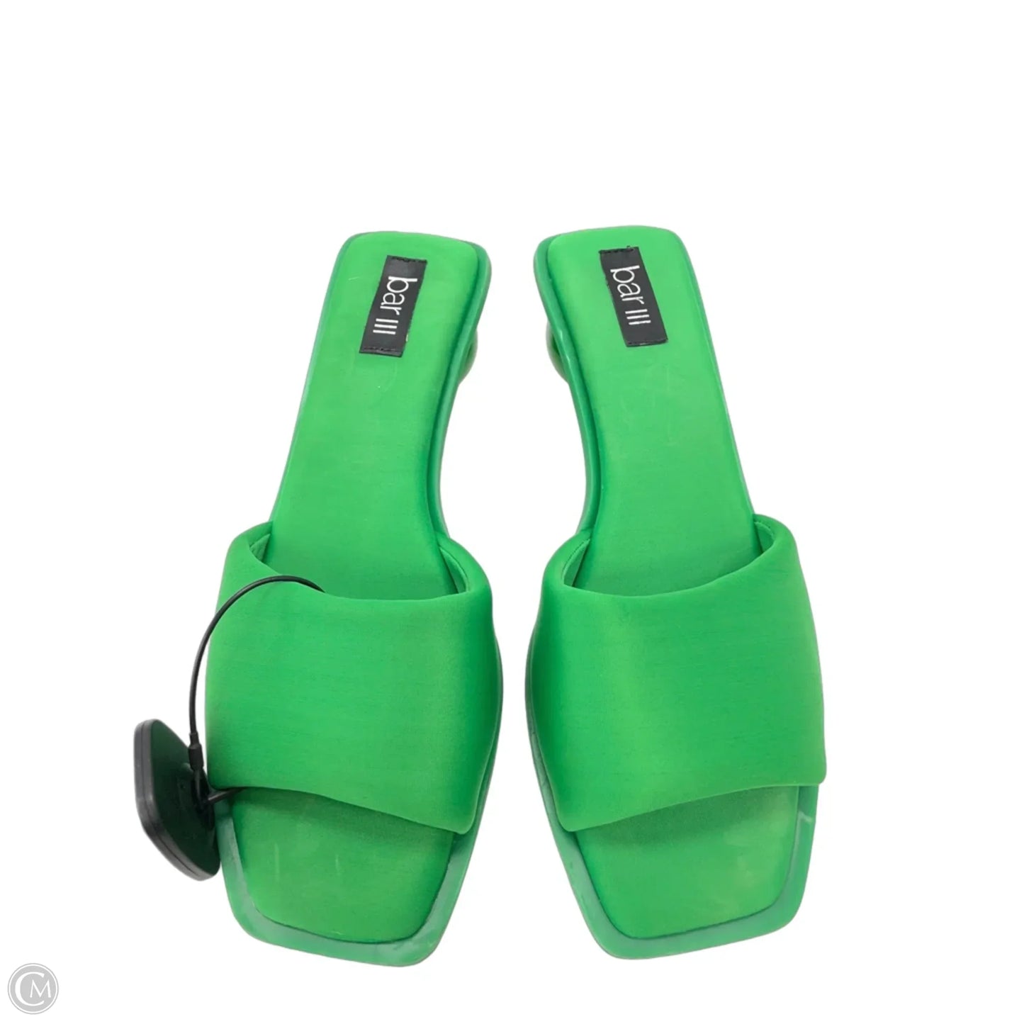 Sandals Heels Kitten By Bar Iii In Green, Size: 9.5