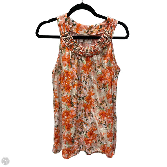 Top Sleeveless By White Stag In Floral Print, Size: L