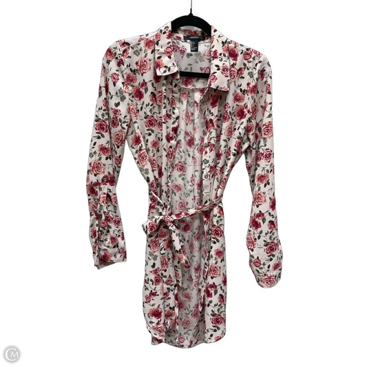 Dress Casual Short By Forever 21 In Floral Print, Size: L