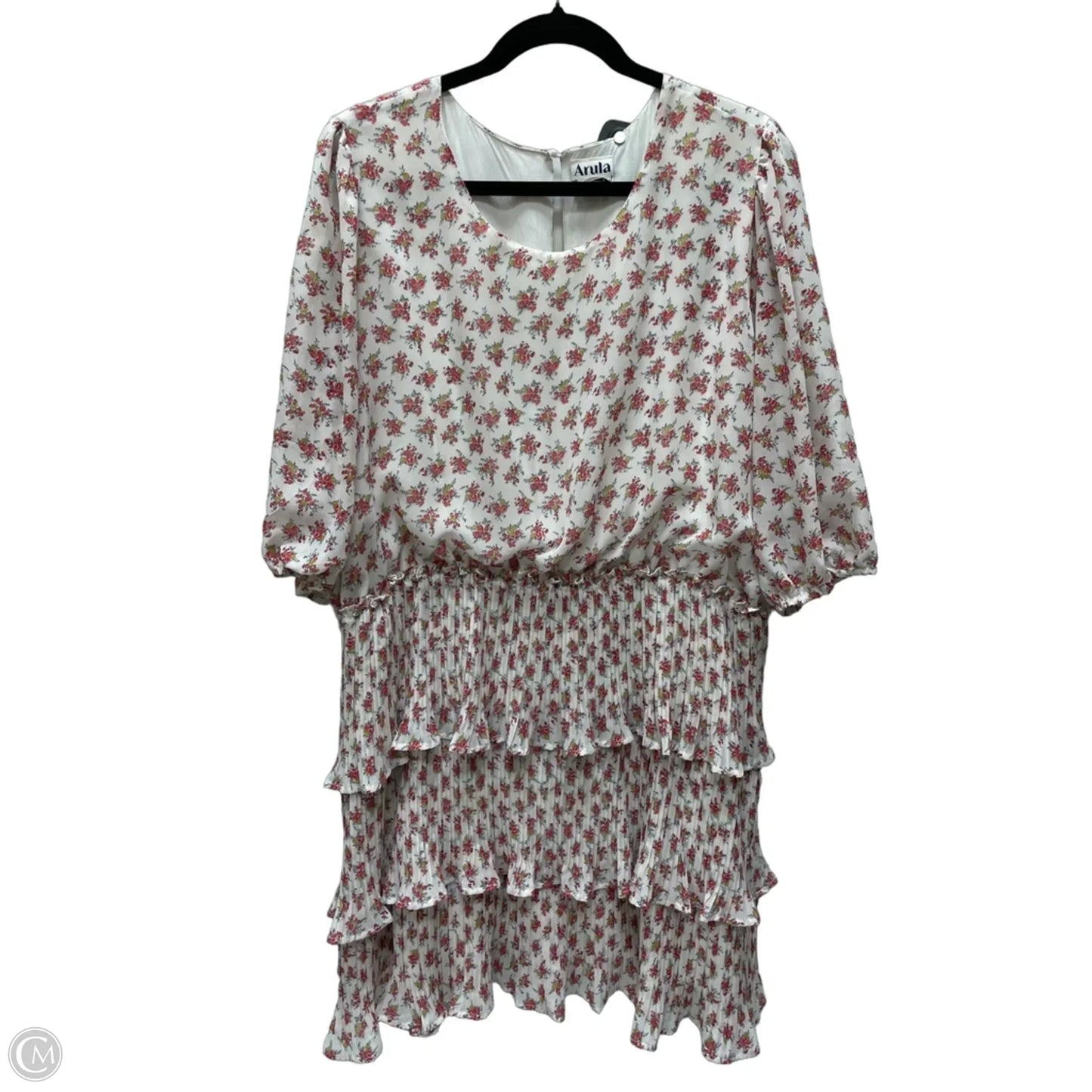 Dress Casual Short By Arula In Floral Print, Size: 3x