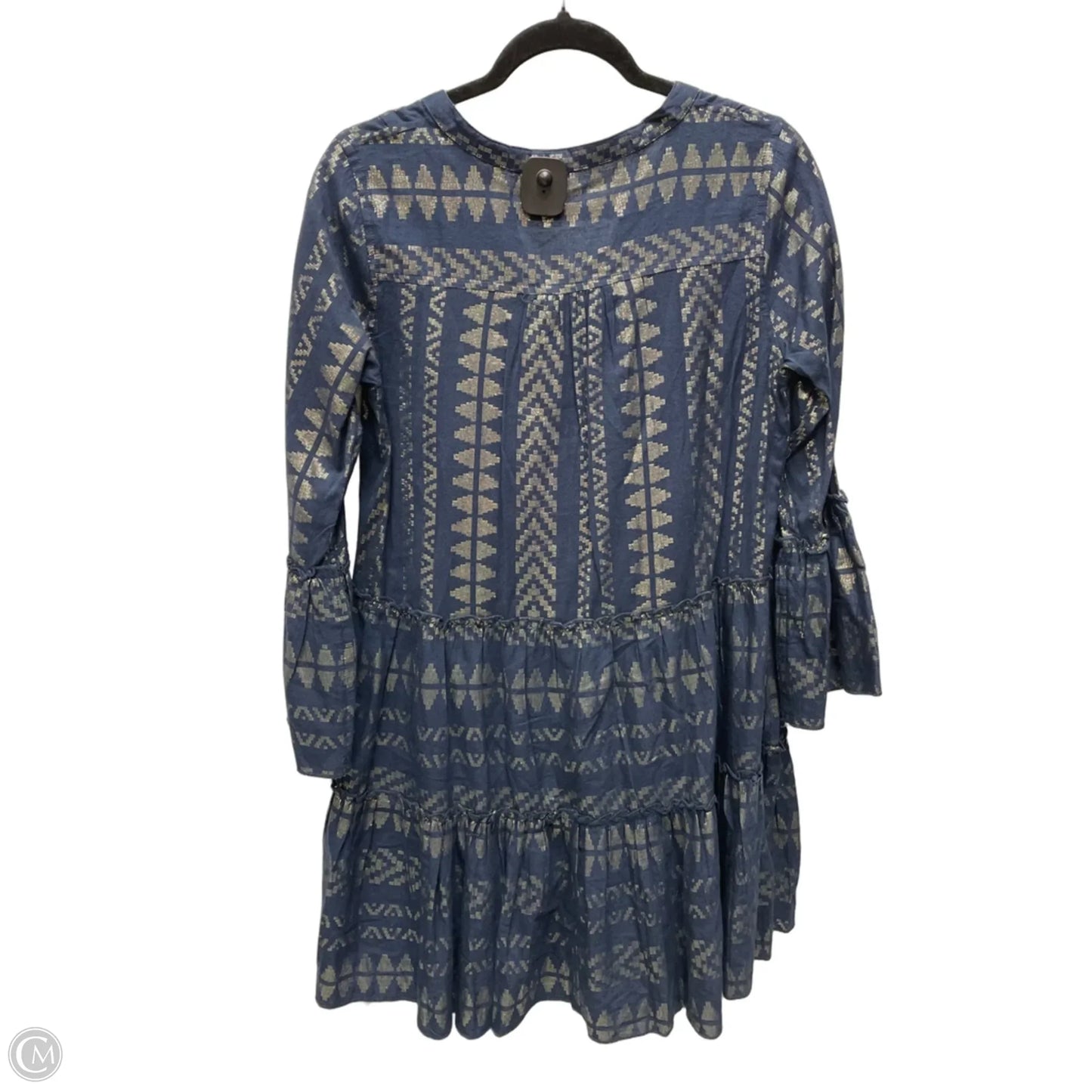 Dress Casual Short By Elan In Geometric Pattern, Size: S