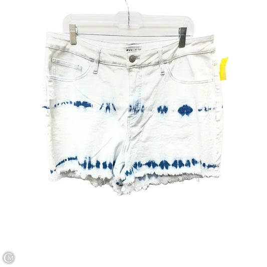 Shorts By Ava & Viv In Blue Denim, Size: 16