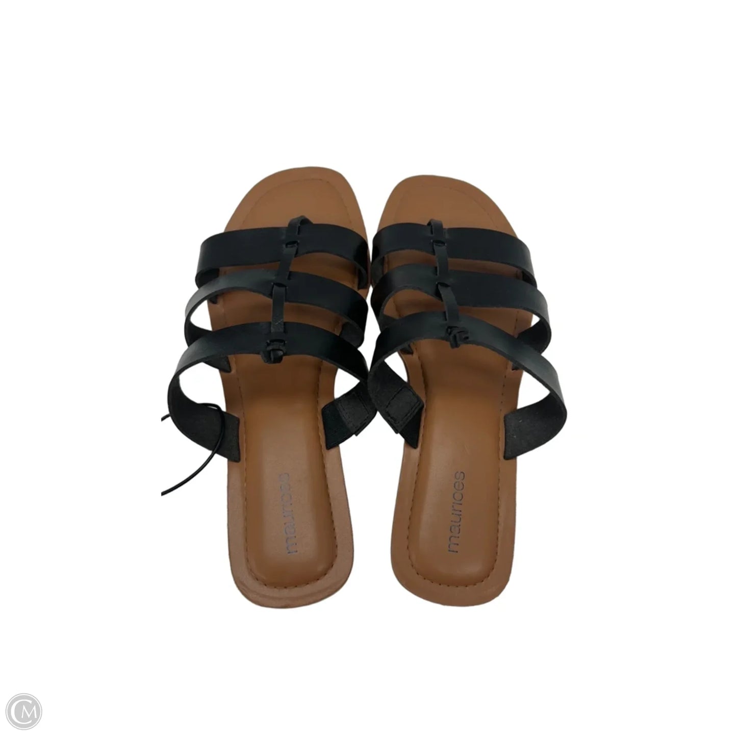 Sandals Flats By Maurices In Black, Size: 9.5