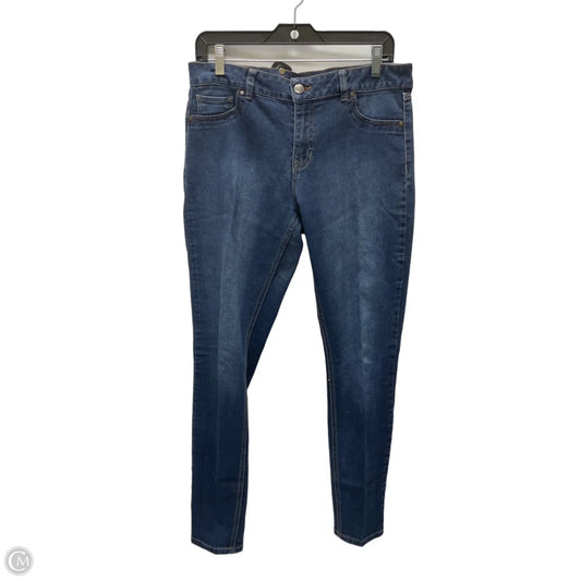 Jeans Straight By D Jeans In Blue Denim, Size: 12