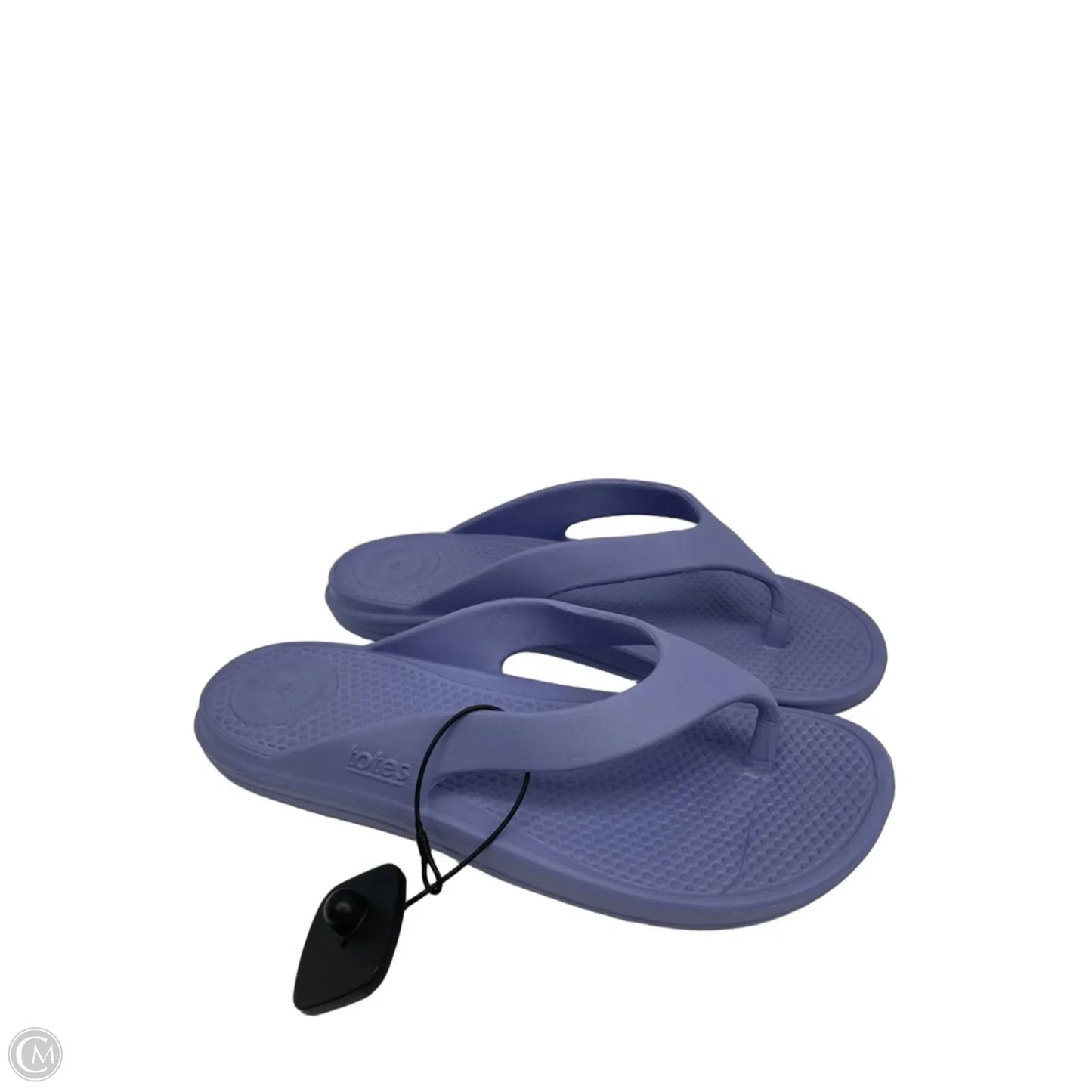 Sandals Flip Flops By Totes In Purple, Size: 10