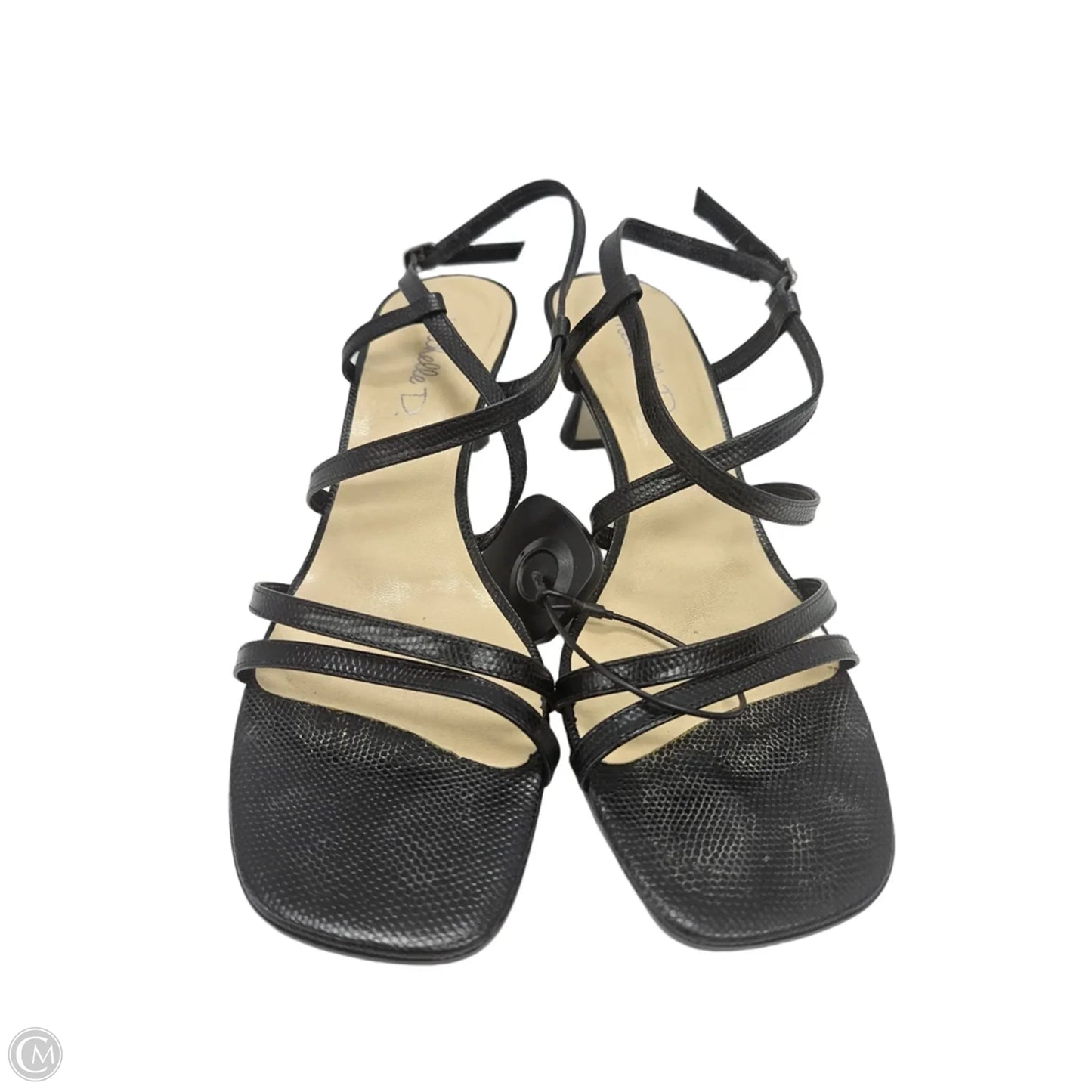 Sandals Heels Kitten By Michelle D. In Black, Size: 9