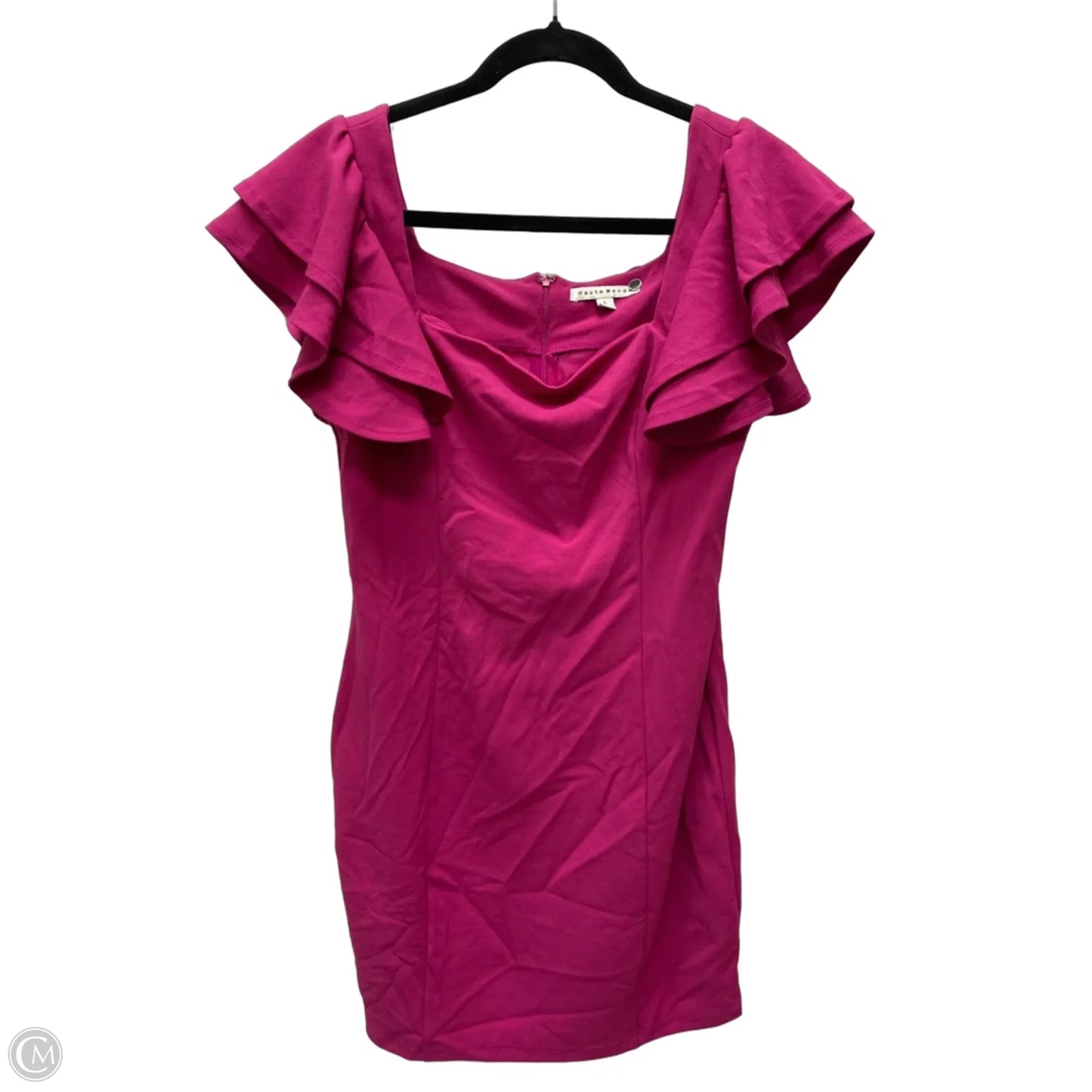Dress Casual Short By Haute Monde In Pink, Size: L