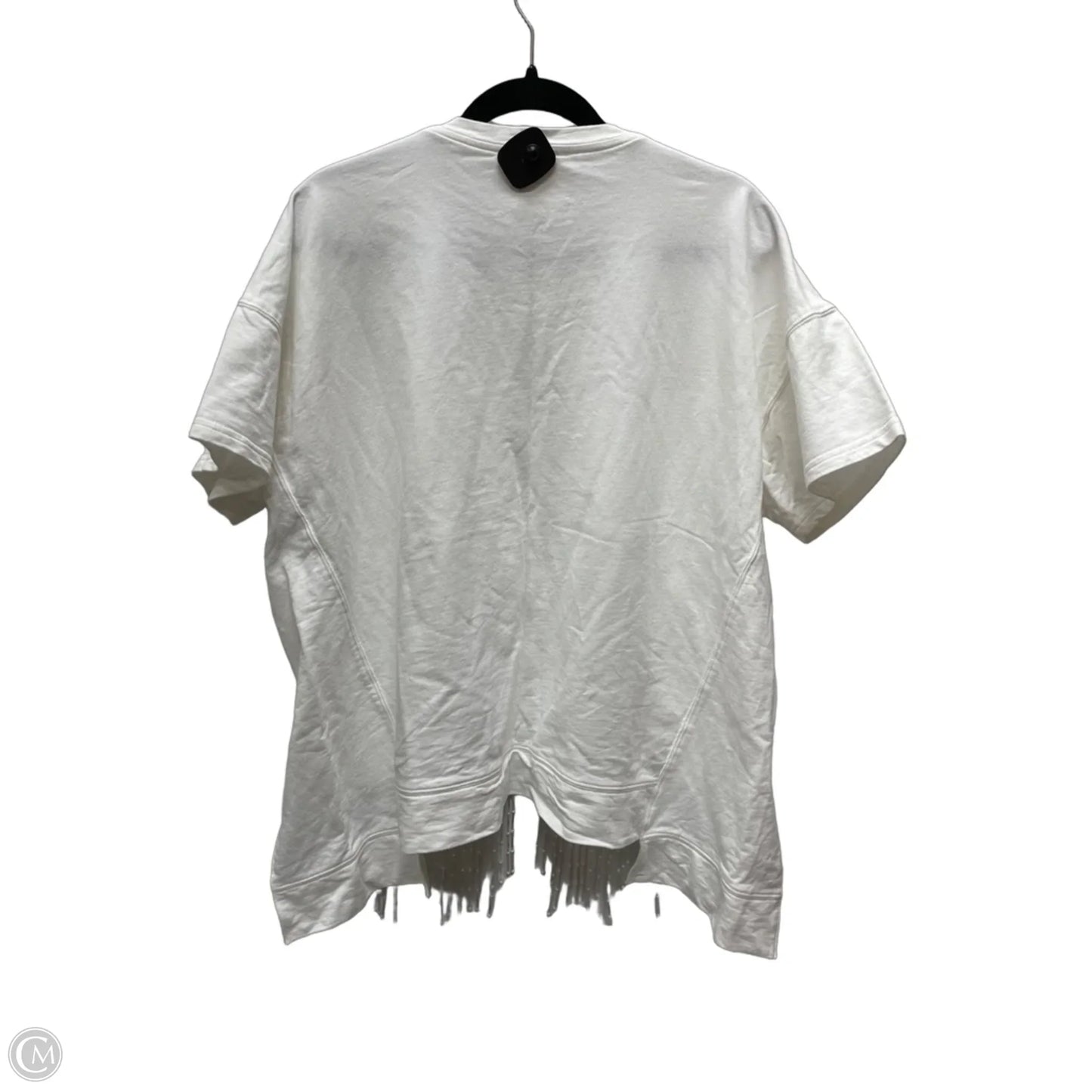 Top Short Sleeve By Fantastic Fawn In White, Size: M