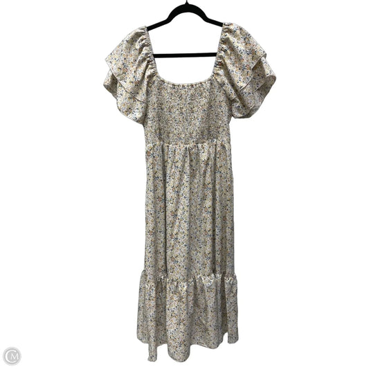 Dress Casual Maxi By Shein In Floral Print, Size: 2x