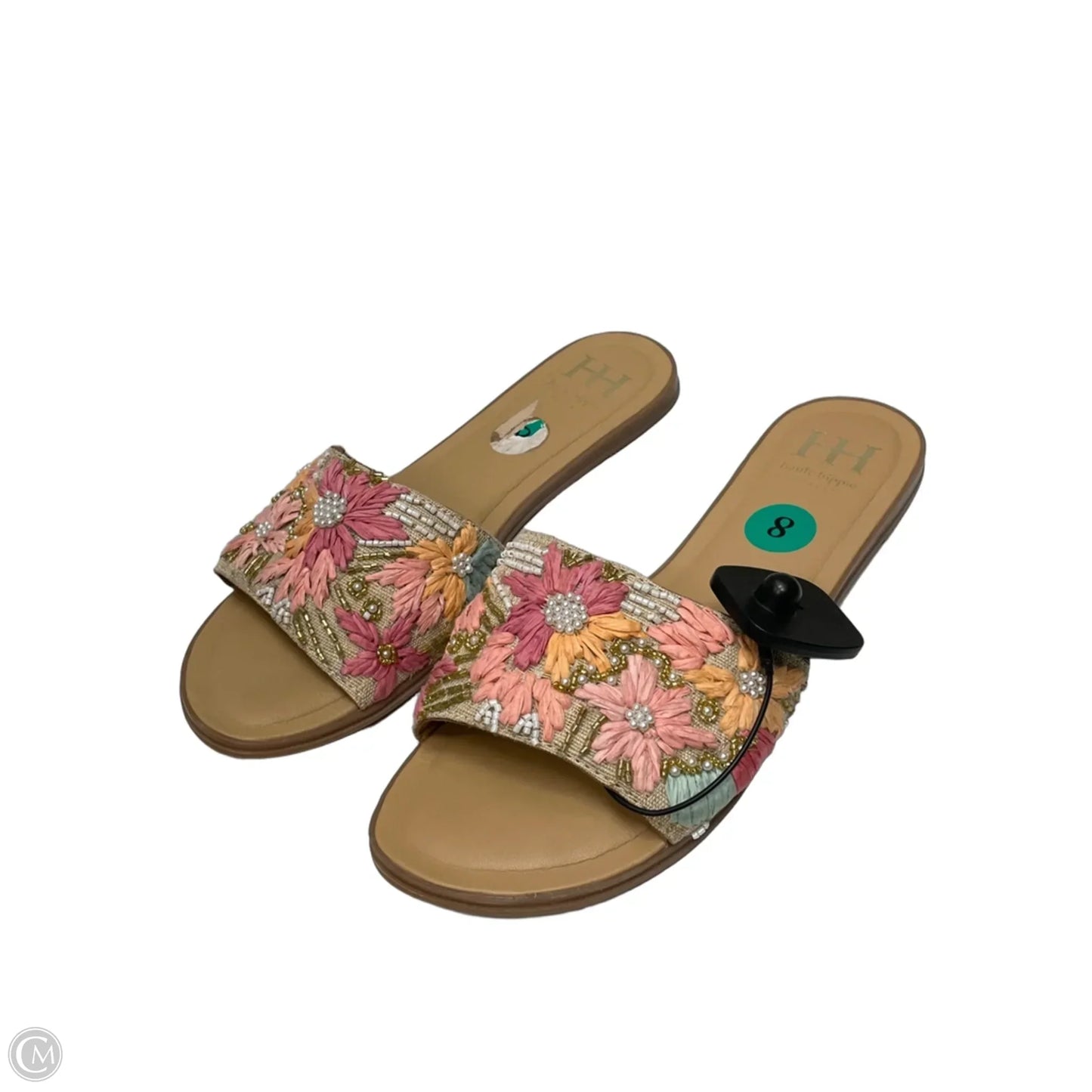 Sandals Flats By Haute Hippie In Floral Print, Size: 8