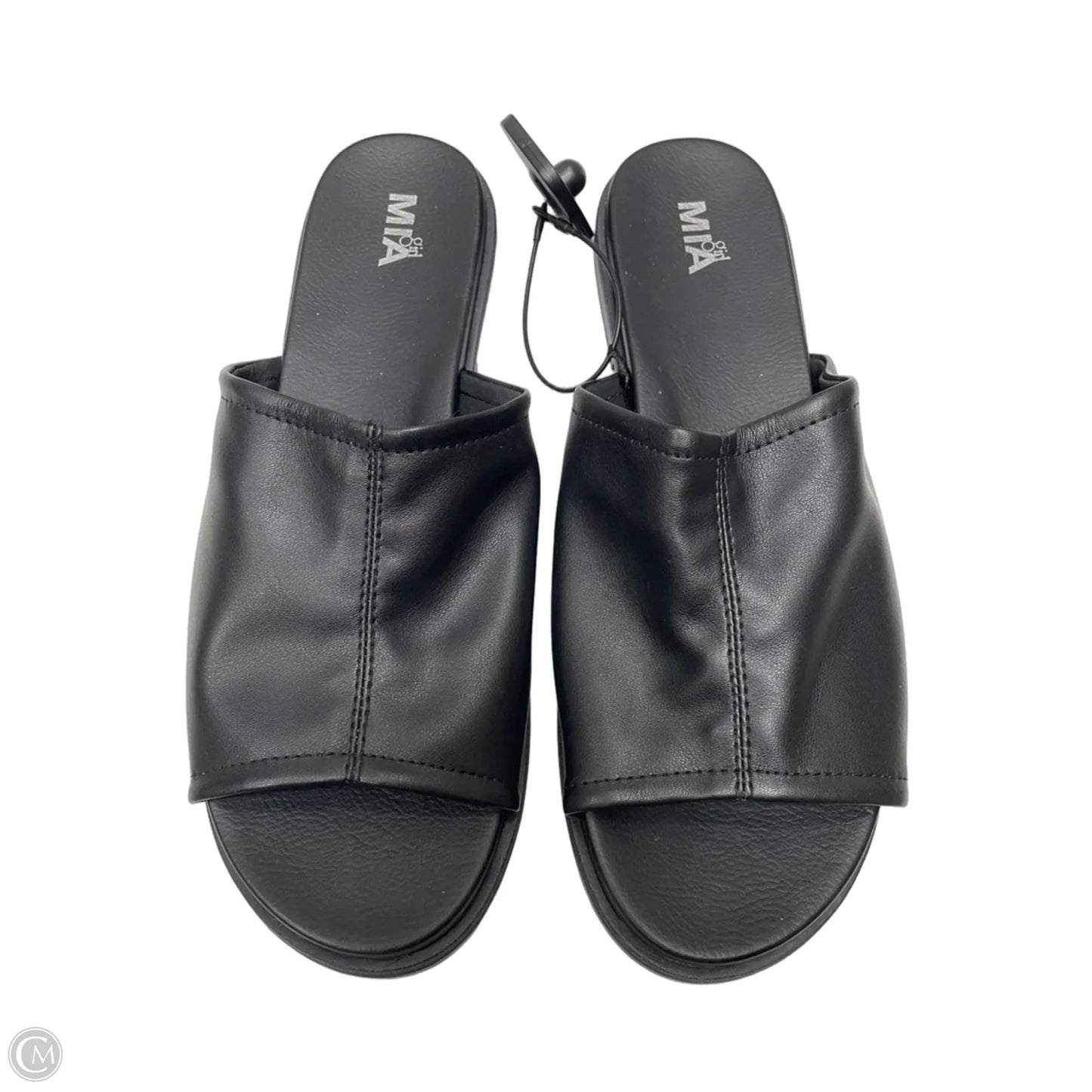 Sandals Flats By Mia In Black, Size: 10