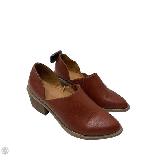 Shoes Heels Block By Cynthia Rowley In Brown, Size: 7