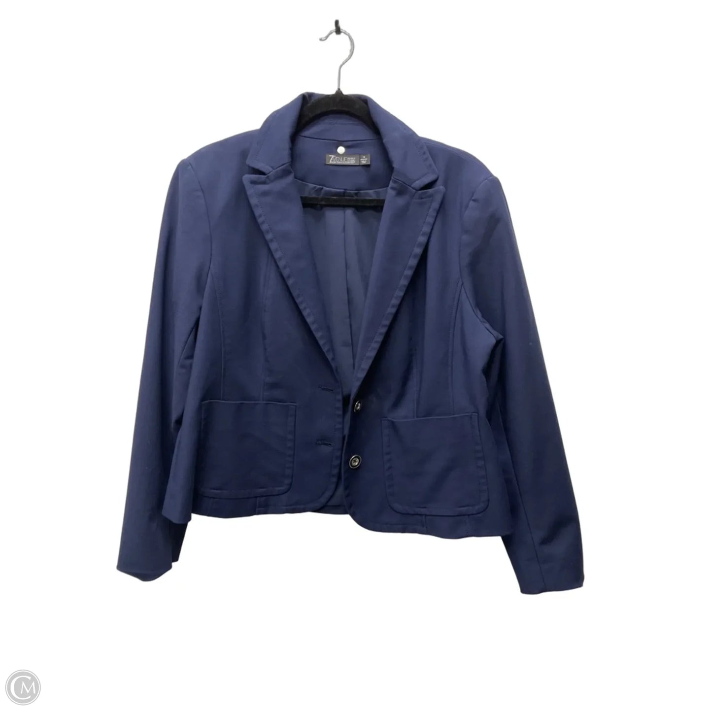Blazer By Clothes Mentor In Navy, Size: Xl