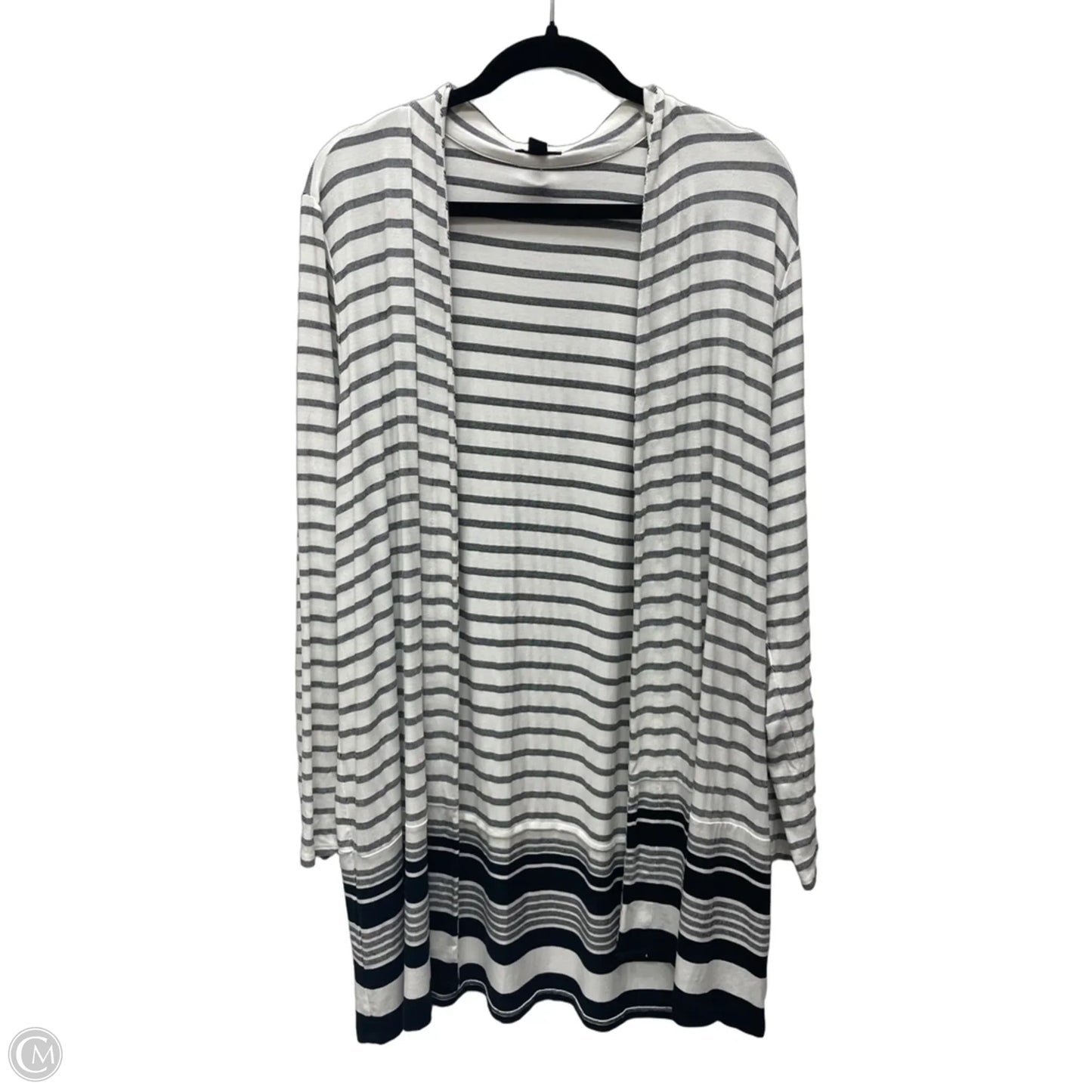 Cardigan By J. Jill In Striped Pattern, Size: Xl