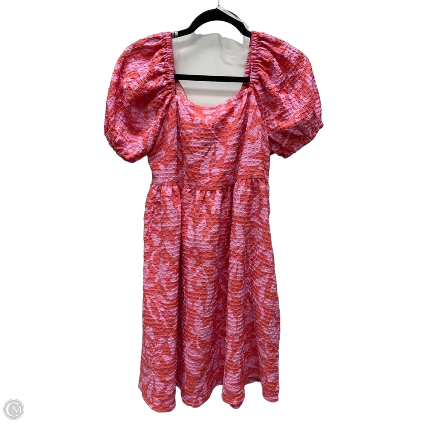Dress Casual Short By Time And Tru In Pink & Red, Size: S