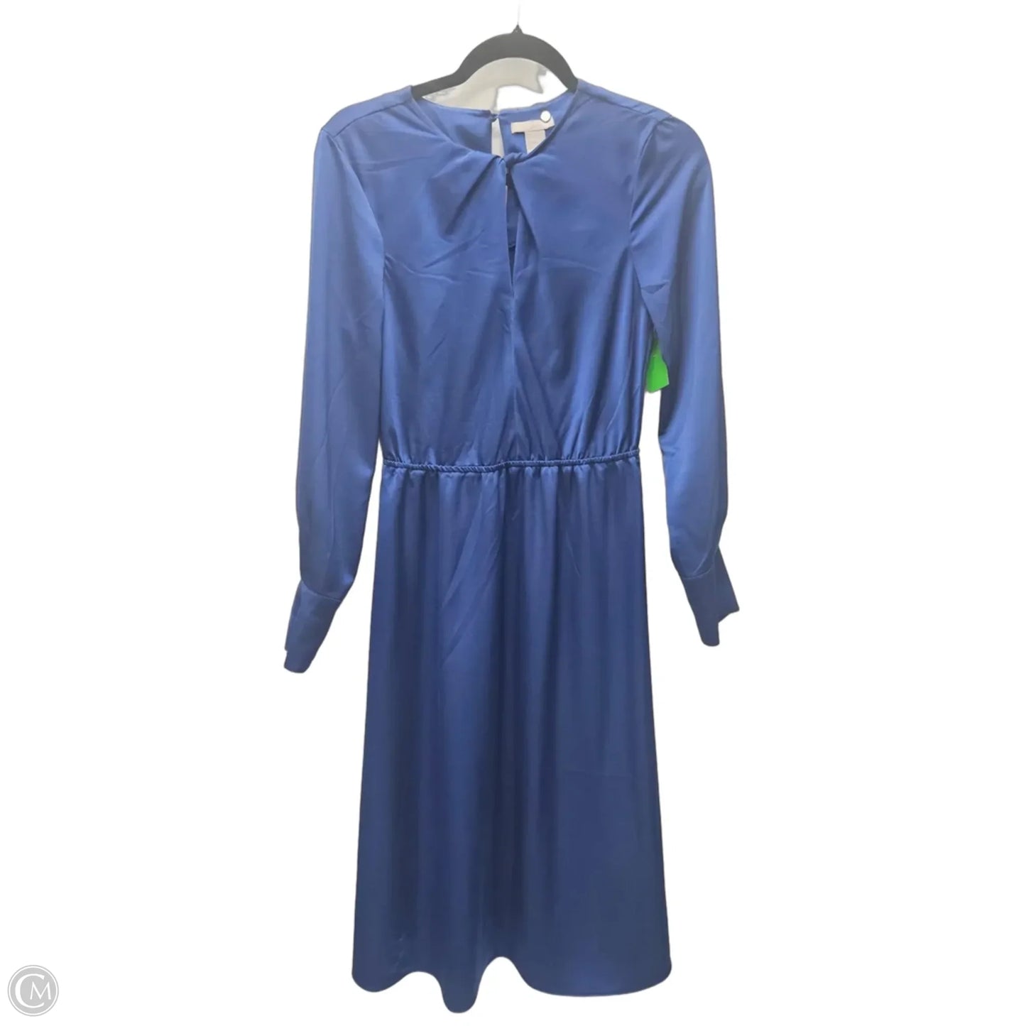 Dress Casual Midi By H&m In Blue, Size: Xs