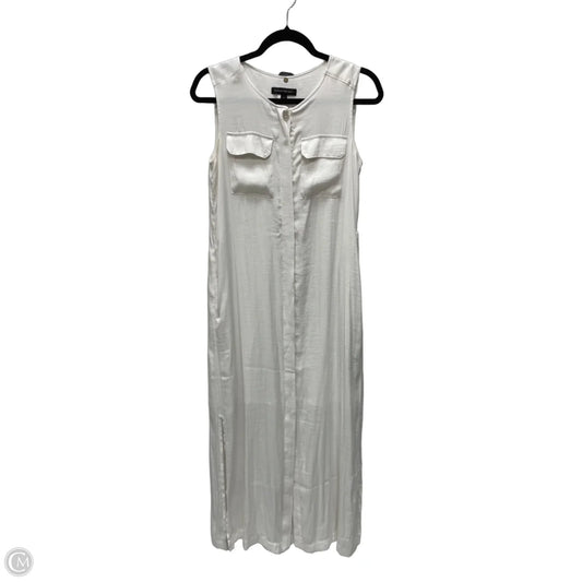 Dress Casual Maxi By Banana Republic In Cream, Size: Xs