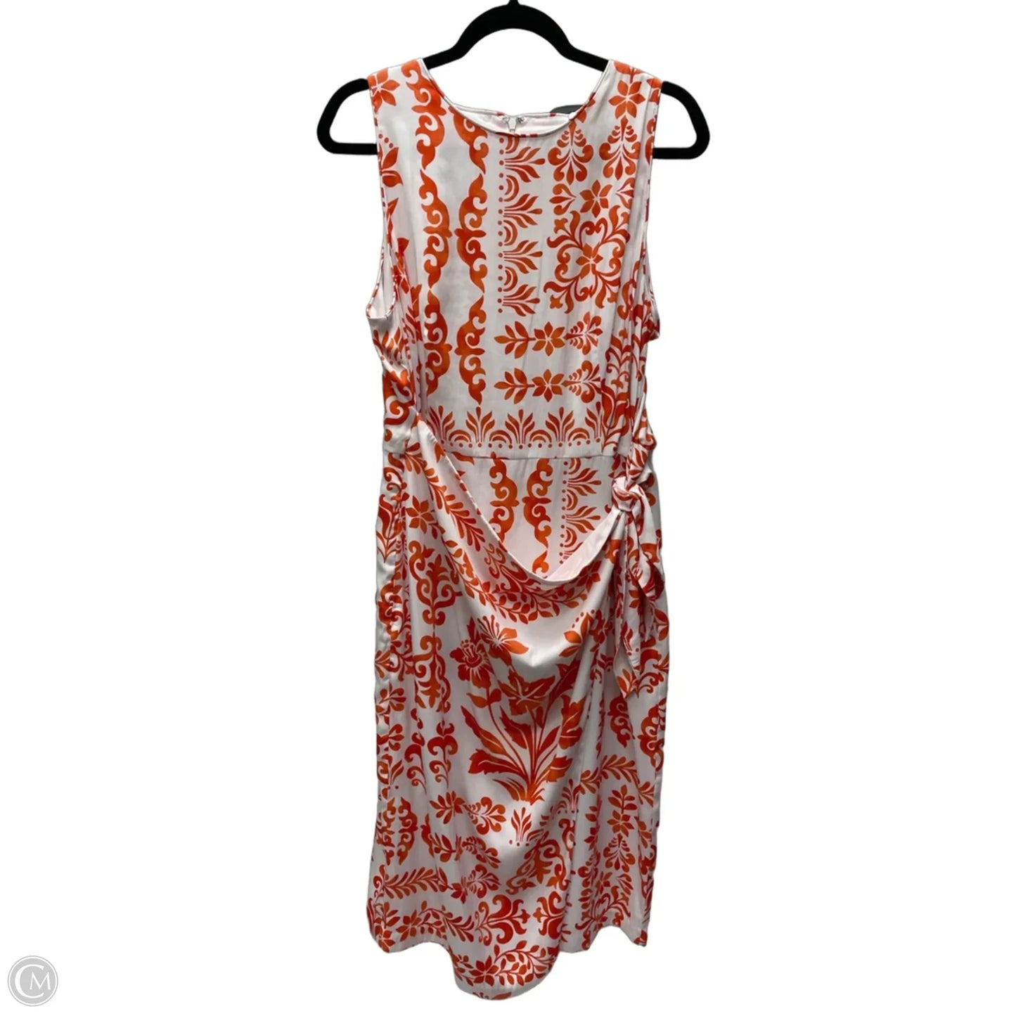 Dress Casual Midi By Ann Taylor In Floral Print, Size: L