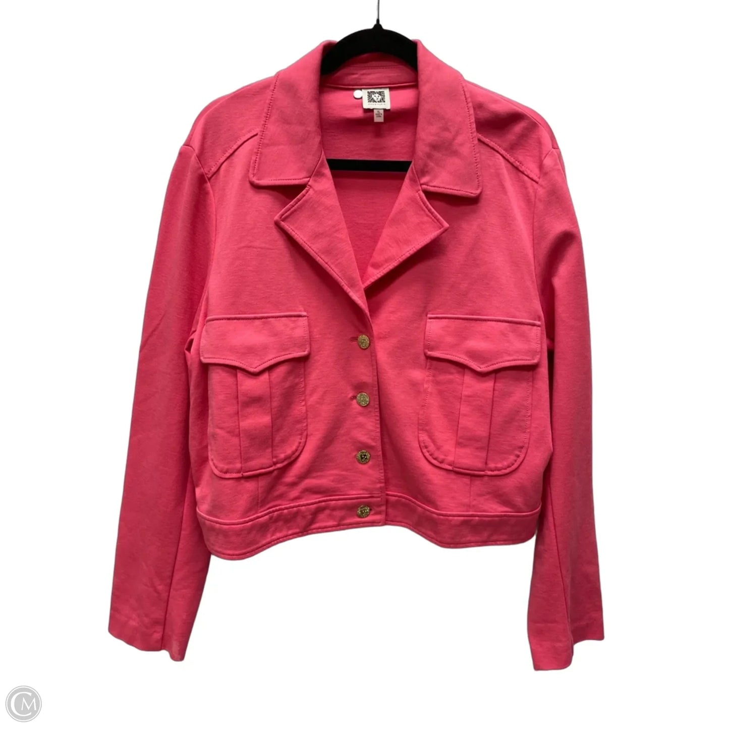 Blazer By Anne Klein In Pink, Size: Xl