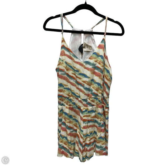 Romper By Cme In Tie Dye Print, Size: M