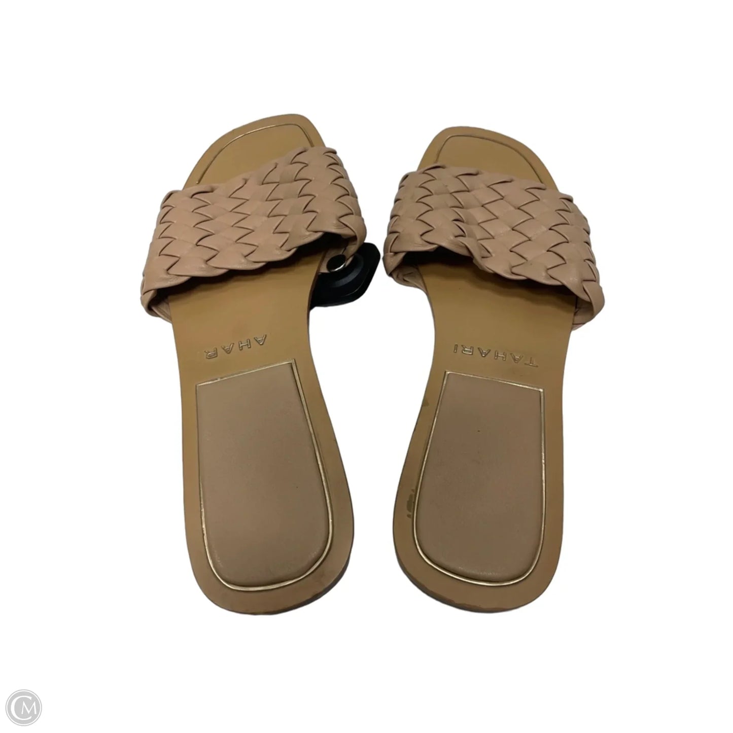 Sandals Flats By Tahari In Tan, Size: 10
