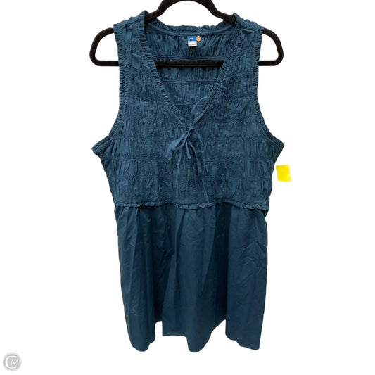 Dress Casual Short By Old Navy In Blue, Size: 2x