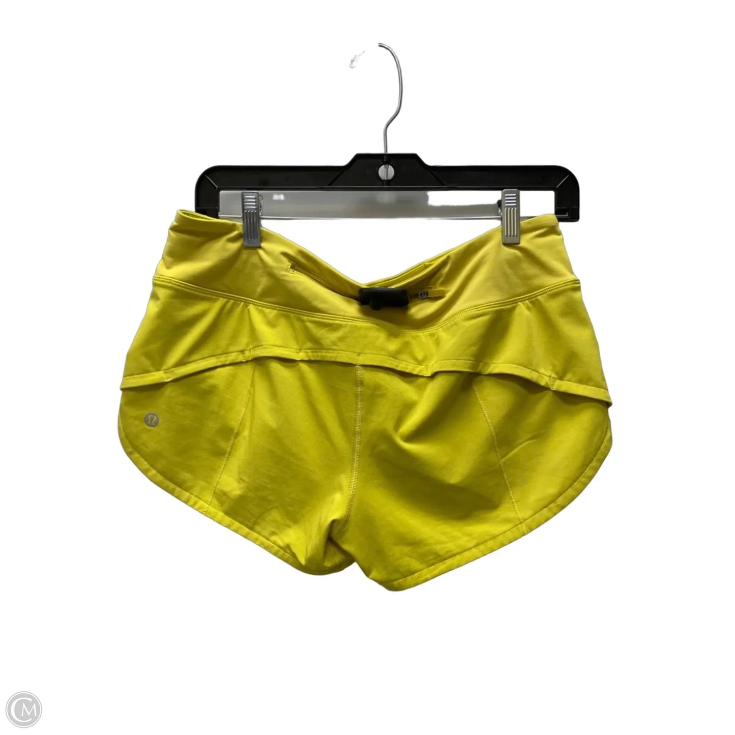Athletic Shorts By Lululemon In Yellow, Size: S