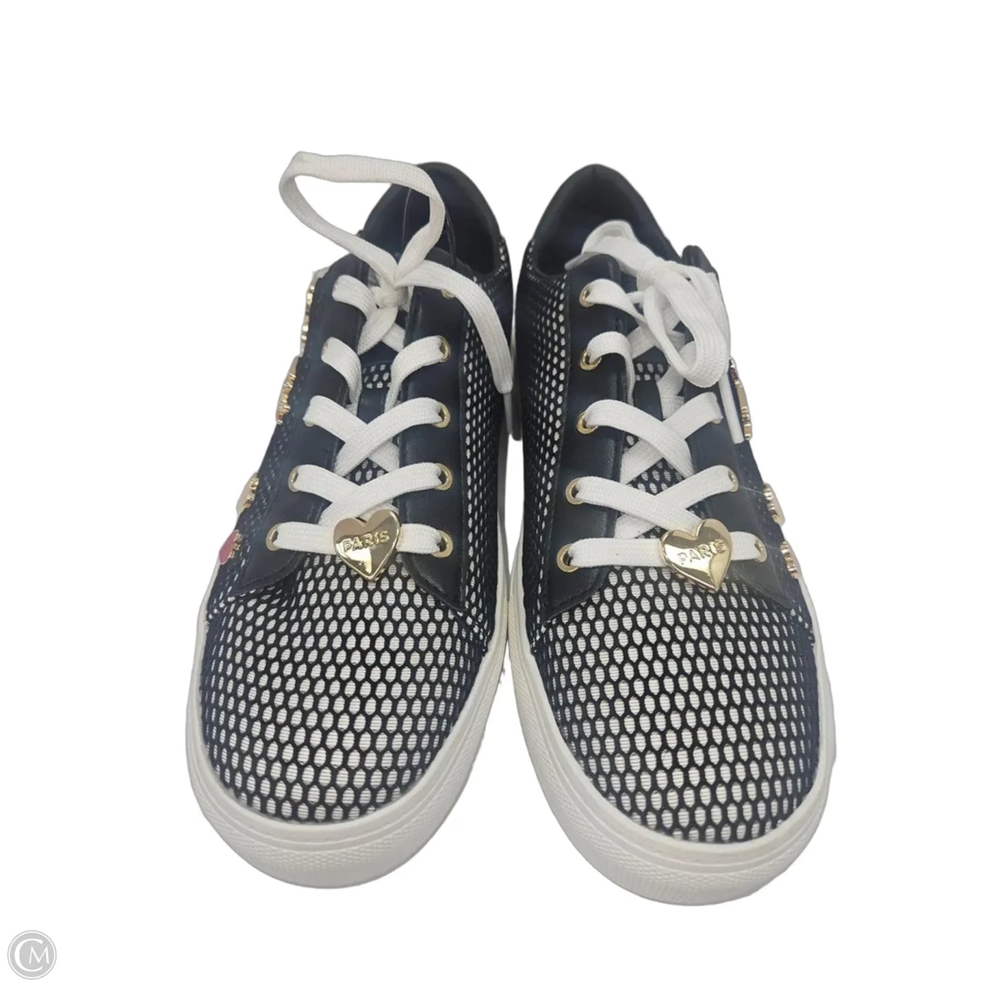 Shoes Designer By Karl Lagerfeld In Black & White, Size: 9