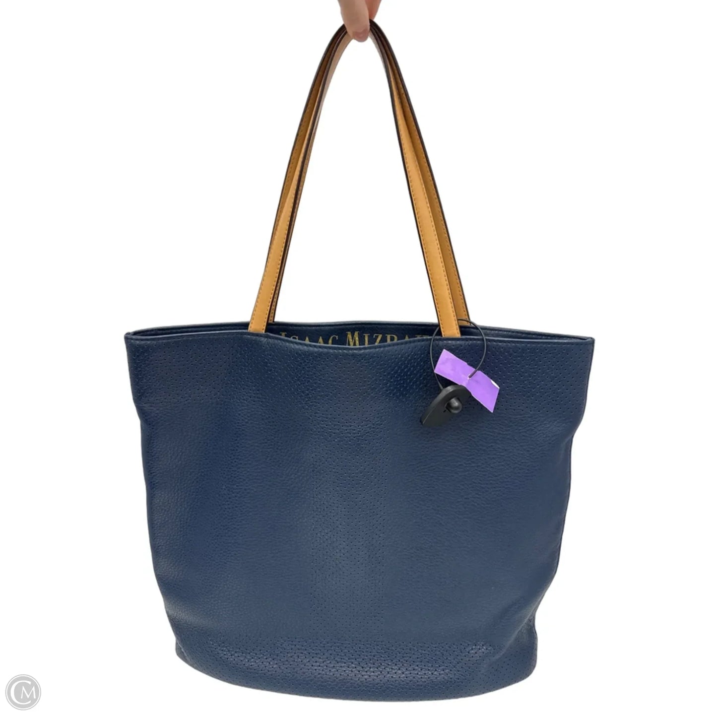 Tote Leather By Isaac Mizrahi, Size: Medium