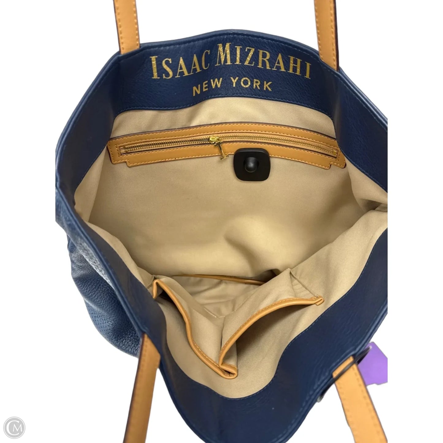 Tote Leather By Isaac Mizrahi, Size: Medium