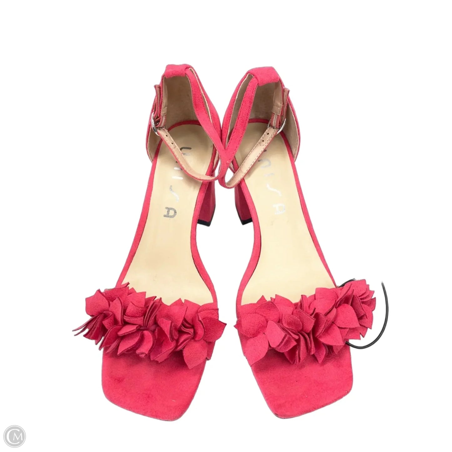 Sandals Heels Block By Unisa In Pink, Size: 7.5