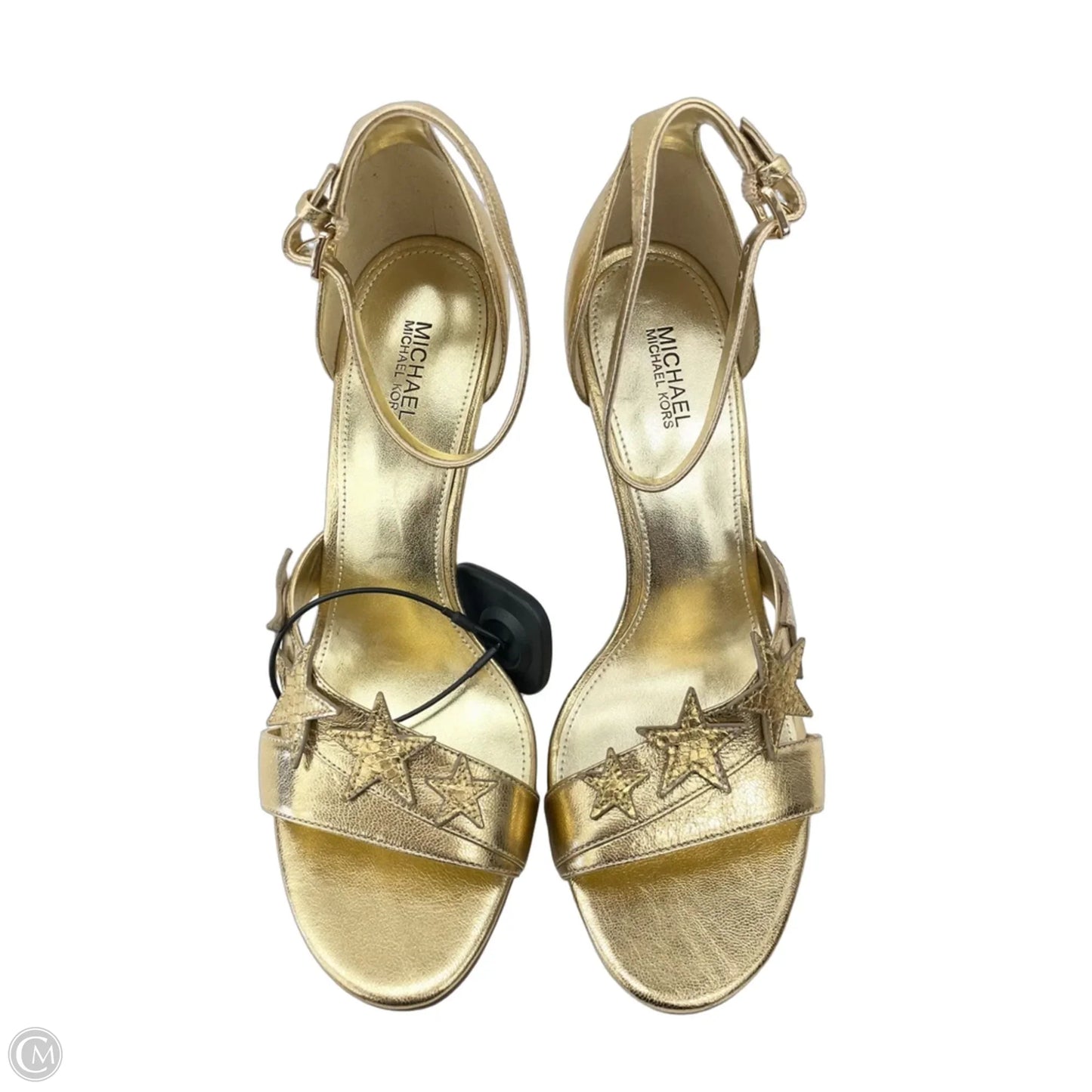 Sandals Designer By Michael Kors In Gold, Size: 7.5