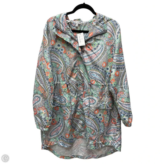 Coat Raincoat By Vera Bradley In Floral Print, Size: Xl