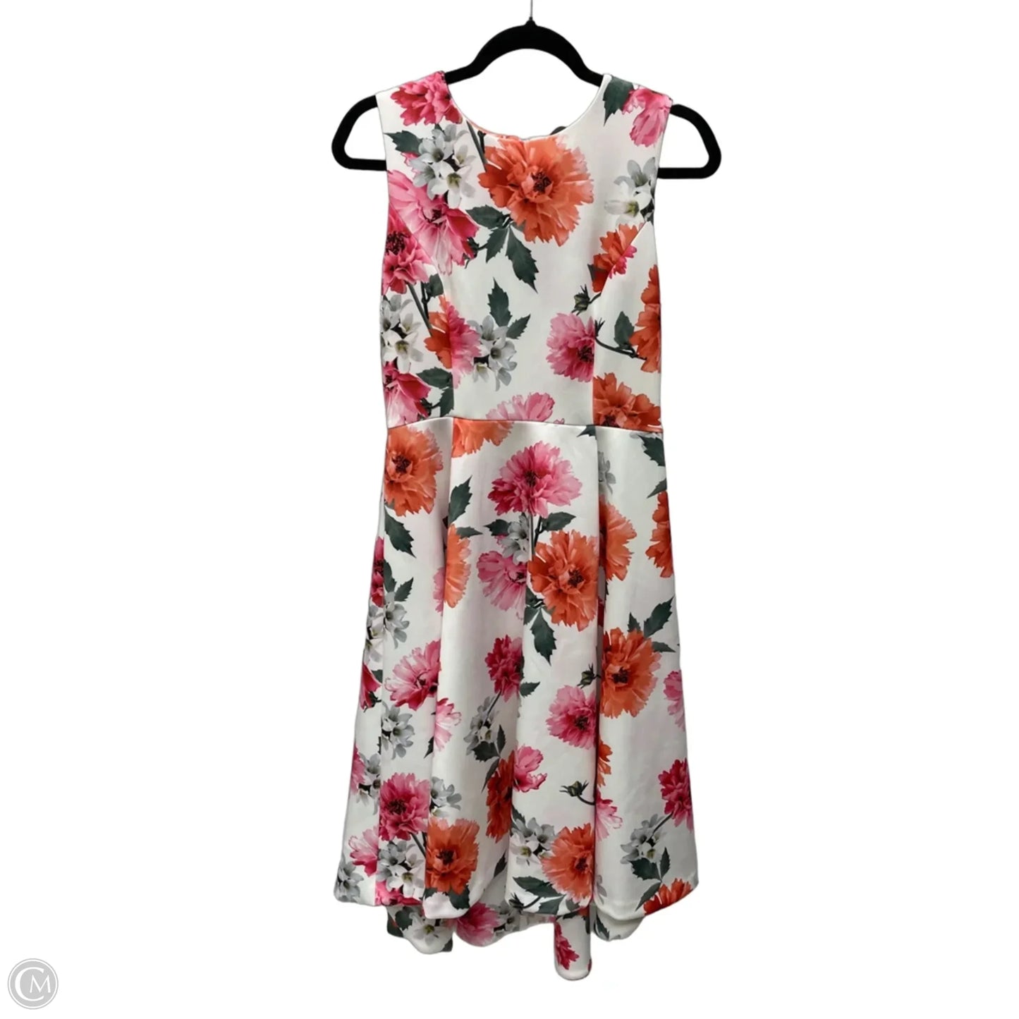 Dress Casual Short By Calvin Klein In Floral Print, Size: M