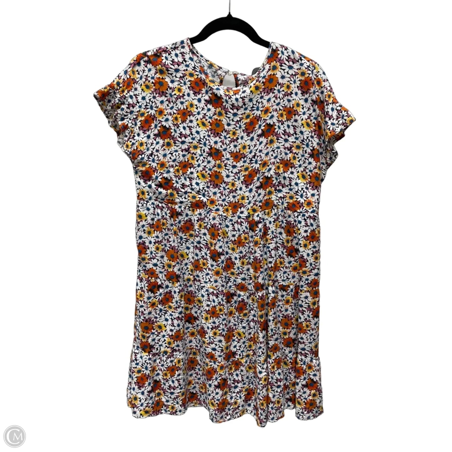 Dress Casual Short By Clothes Mentor In Floral Print, Size: M