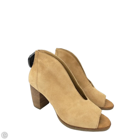 Shoes Heels Block By Lucky Brand In Brown & Tan, Size: 8