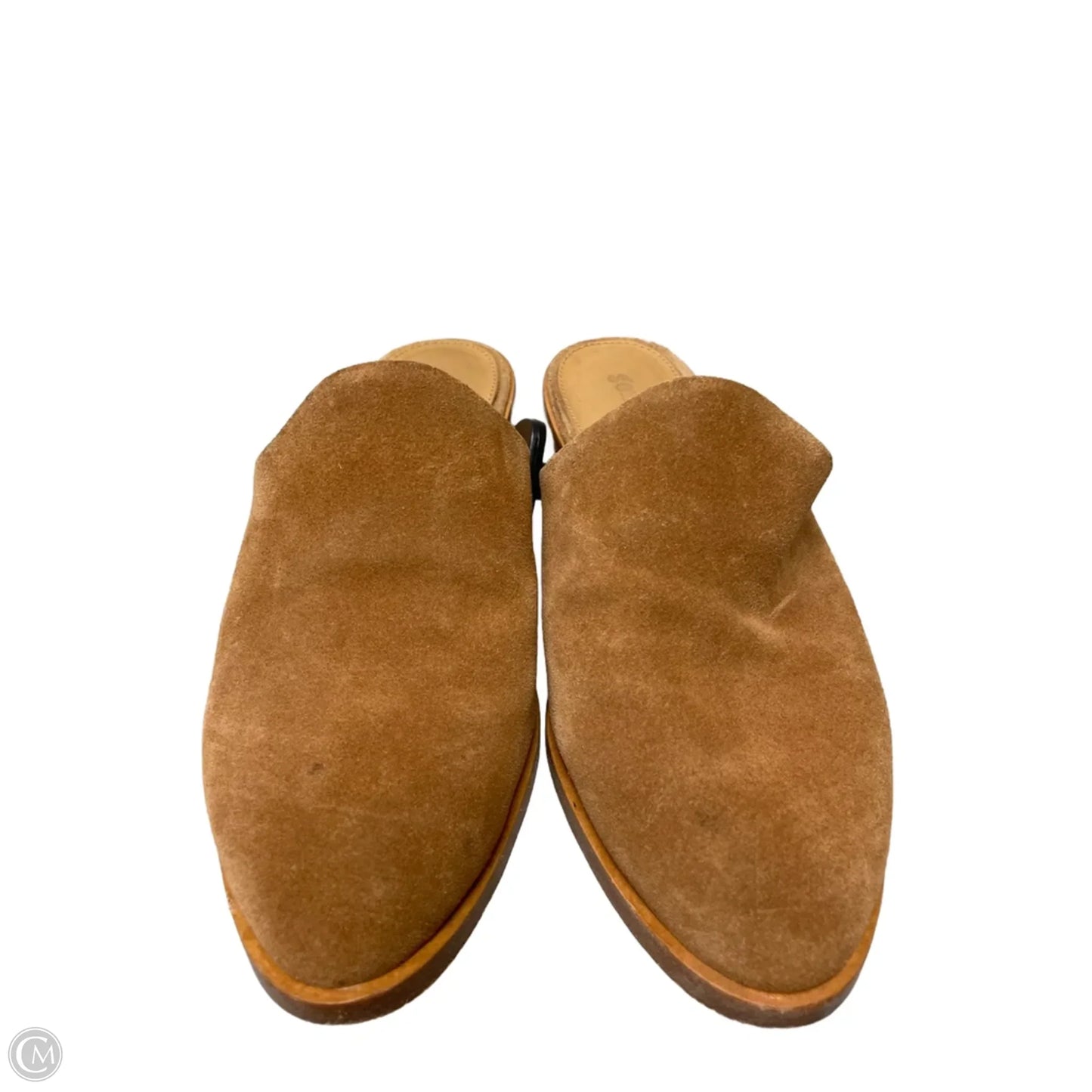 Sandals Heels Block By Soludos In Brown, Size: 7