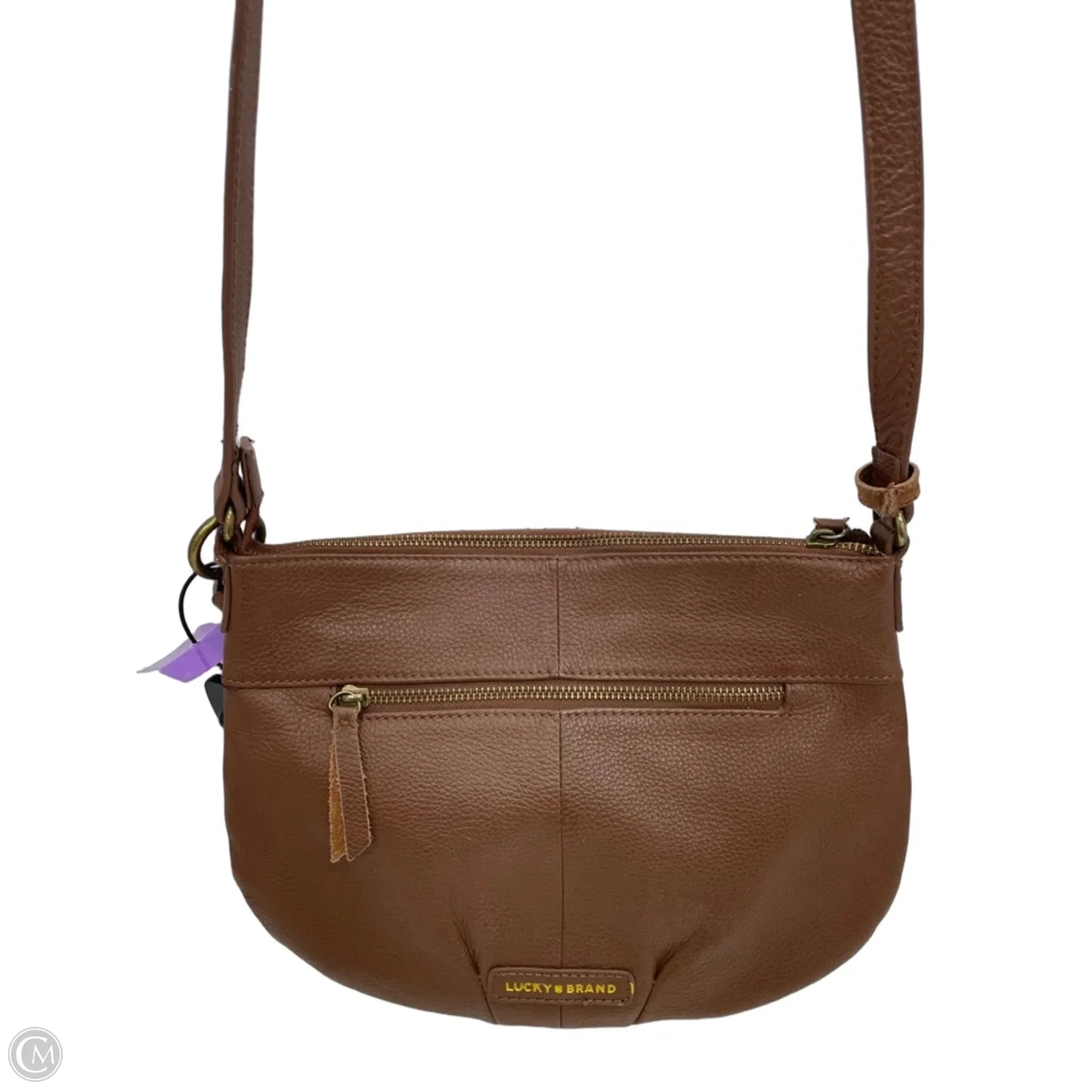 Crossbody Leather By Cmb, Size: Medium