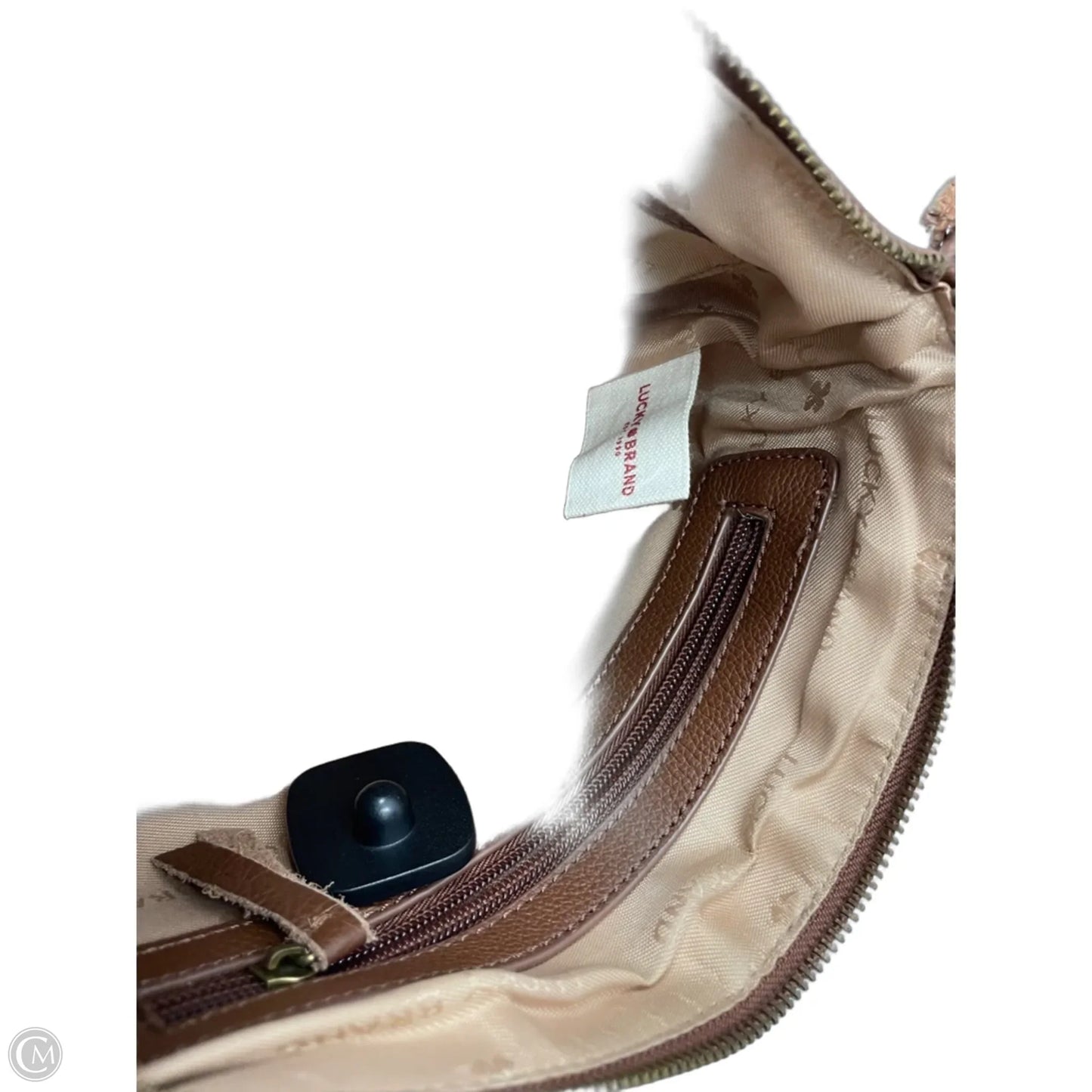 Crossbody Leather By Cmb, Size: Medium