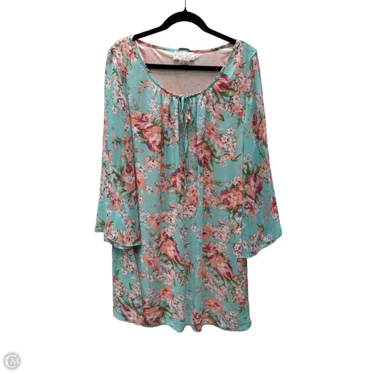 Dress Casual Short By Lady Noiz In Floral Print, Size: 1x