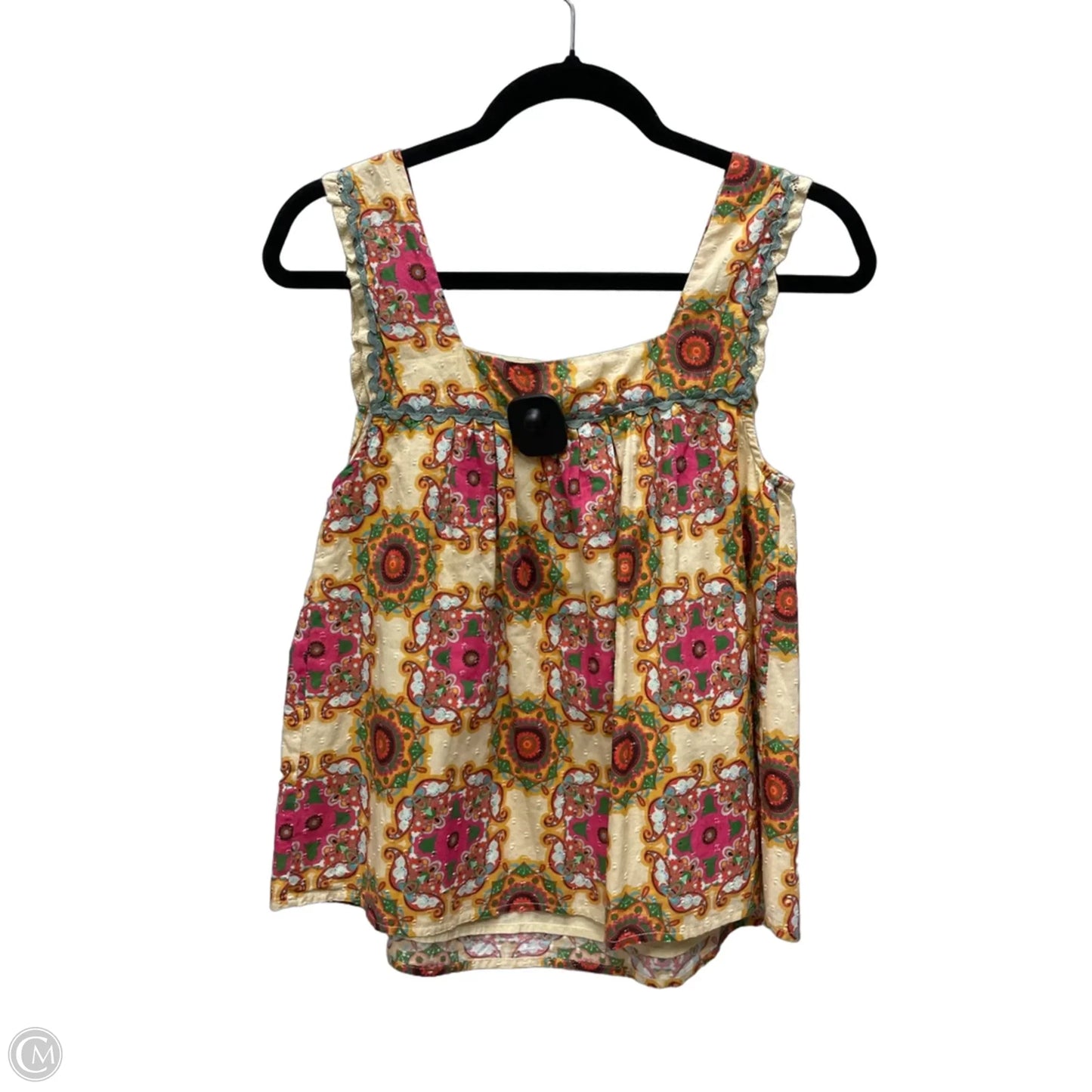 Top Sleeveless By Let Me Be In Floral Print, Size: S