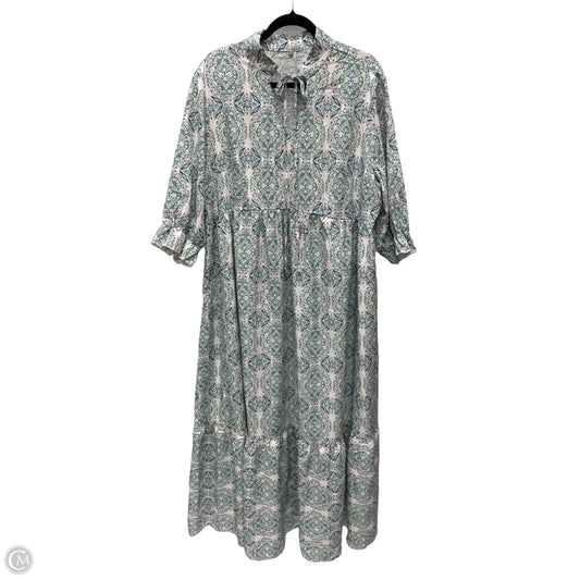 Dress Casual Maxi By Shein In Floral Print, Size: 2x
