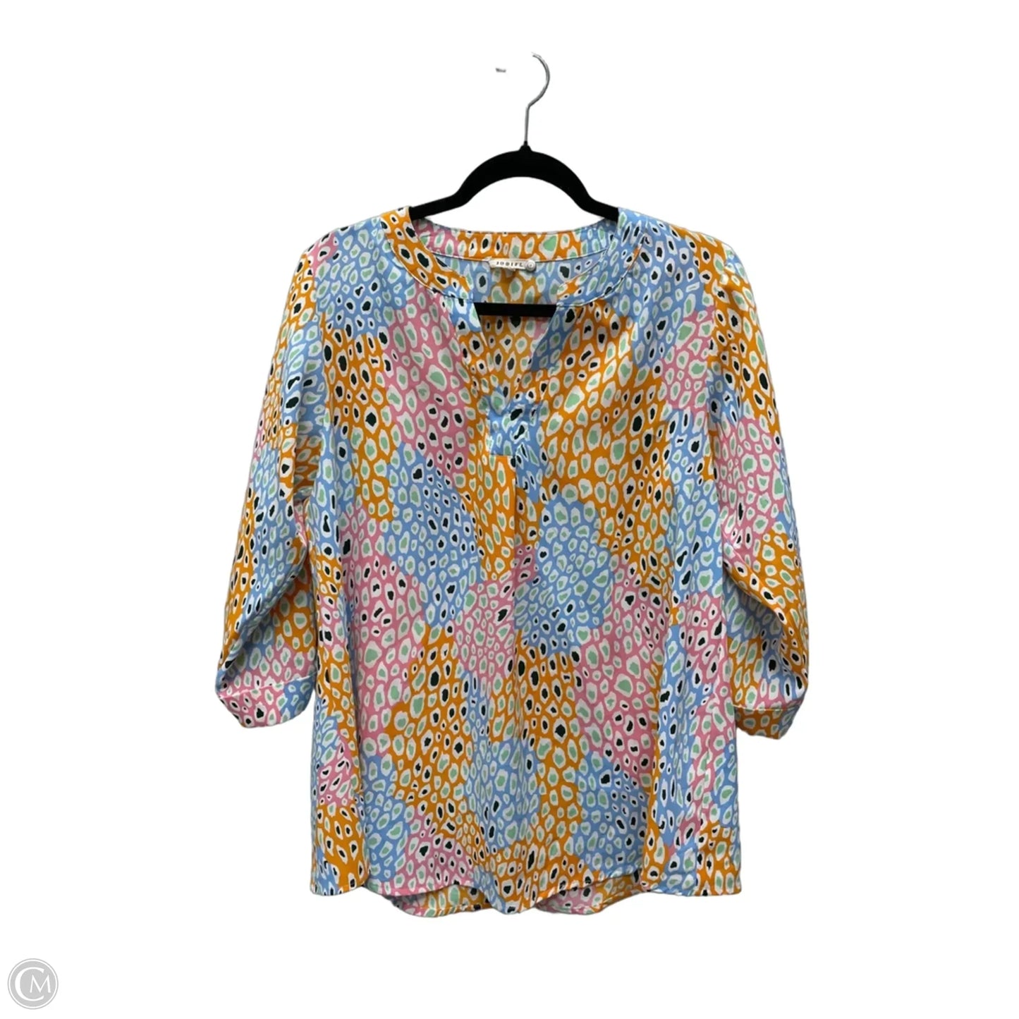 Blouse 3/4 Sleeve By Jodifl In Animal Print, Size: M
