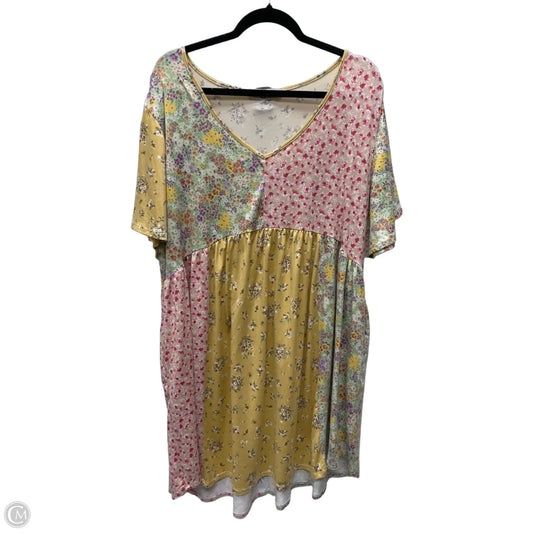 Dress Casual Short By Haptics In Floral Print, Size: 1x