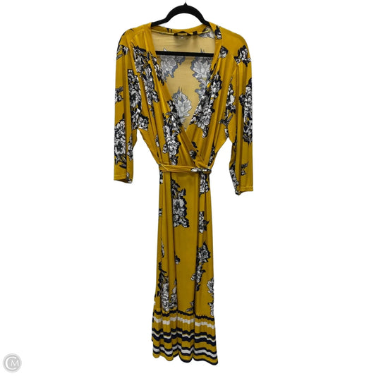 Dress Casual Maxi By Mlle Gabrielle In Floral Print, Size: 3x