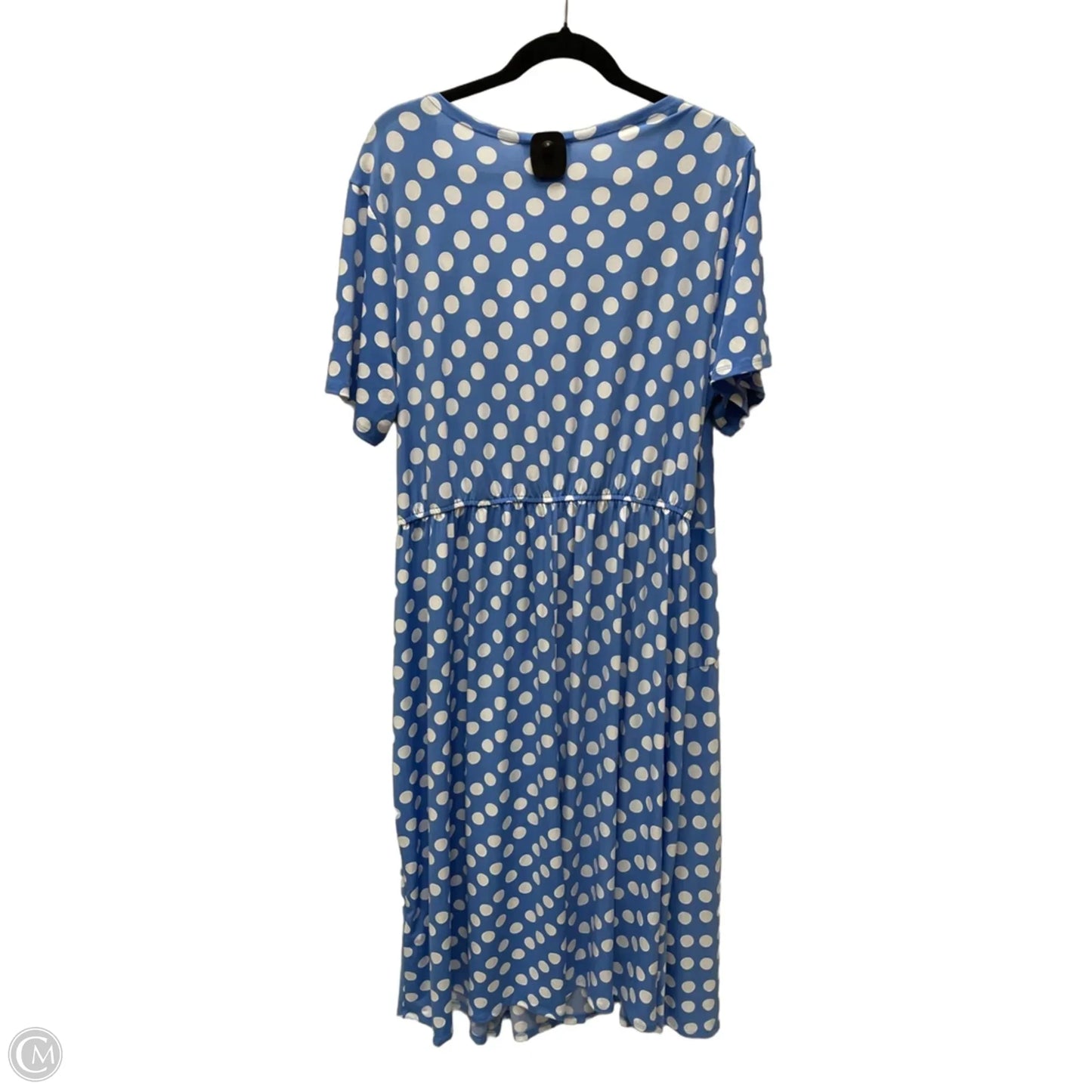 Dress Casual Maxi By Robbie Bee In Polkadot Pattern, Size: 2x